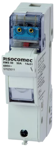 Socomec 57025011 RMS50 14X51 1P CA Fuse Holder (qty. 6)