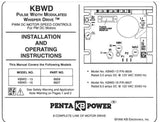 KB Electronics KBWD-13 PWM Drive 8609 - Industrial Sensors & Controls