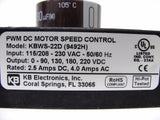 KB Electronics KBWS-22D PWM DC Motor Control 9492 - Industrial Sensors & Controls