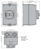 Lovato GAZ032UL Enclosed Disconnect, 32A - Industrial Sensors & Controls