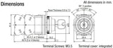 IDEC ASD2K11NU Key Selector Switch, 2 Postion, 30mm, 1 NO/1 NC