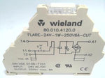 Wieland 80.010.4120.0 Relay Module SPDT FLARE-24V-1W-250V6A-CUT