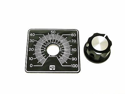 thumbnail image 2 of Uxcell 2-Pack Speaker Control Knobs With Digital Scale Plate - Potentiometer Rotary Knobs 2 of 5