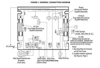 KB Electronics 9464 Variable Speed DC Motor Control - 115/230V AC Input, 90/180V DC Output