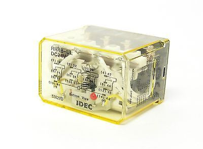 RH4B-UDC24V - IDEC Relay Plug-In 4PDT 10A 24VDC - Walker Industrial
