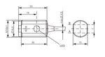 Contrinex LTR-M18PA-NMK-403 Photoelectric Sensor