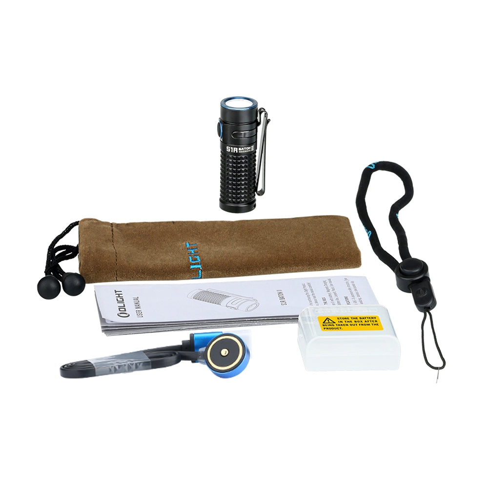 battery for olight s1r baton flashlight Olight S1R II Baton 1000 Lumens Rechargeable Flashlight